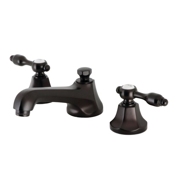 Kingston Brass KS4465TAL Widespread Bathroom Faucet with Brass Pop-Up, Oil Rubbed Bronze KS4465TAL - main
